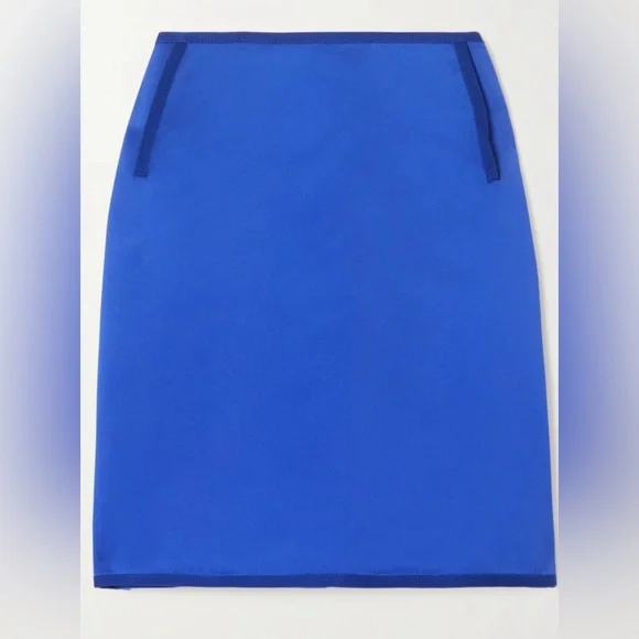 AZ Factory Cobalt Blue Satin Blazer & Mini Skirt Suit Graduation - Picture 7 of 16